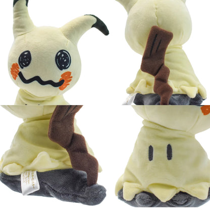 Mimikyu Plush Collectible Soft Toy - Cute Cartoon Stuffed Animal Gift Featuring Eevee, Espeon, and Glaceon