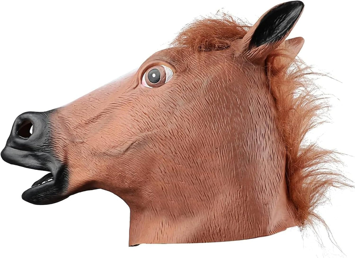 horse man head