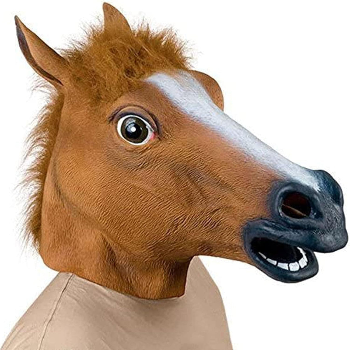 horse man head