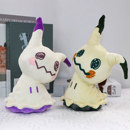 Mimikyu Plush Collectible Soft Toy - Cute Cartoon Stuffed Animal Gift Featuring Eevee, Espeon, and Glaceon