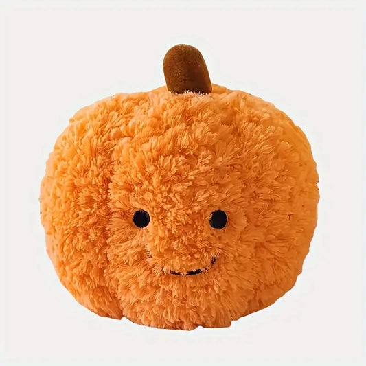 Pumpkin Plush Decorative Pillow - Halloween Themed Cushion for Home Decor, Party Favors, and Holiday Gifts